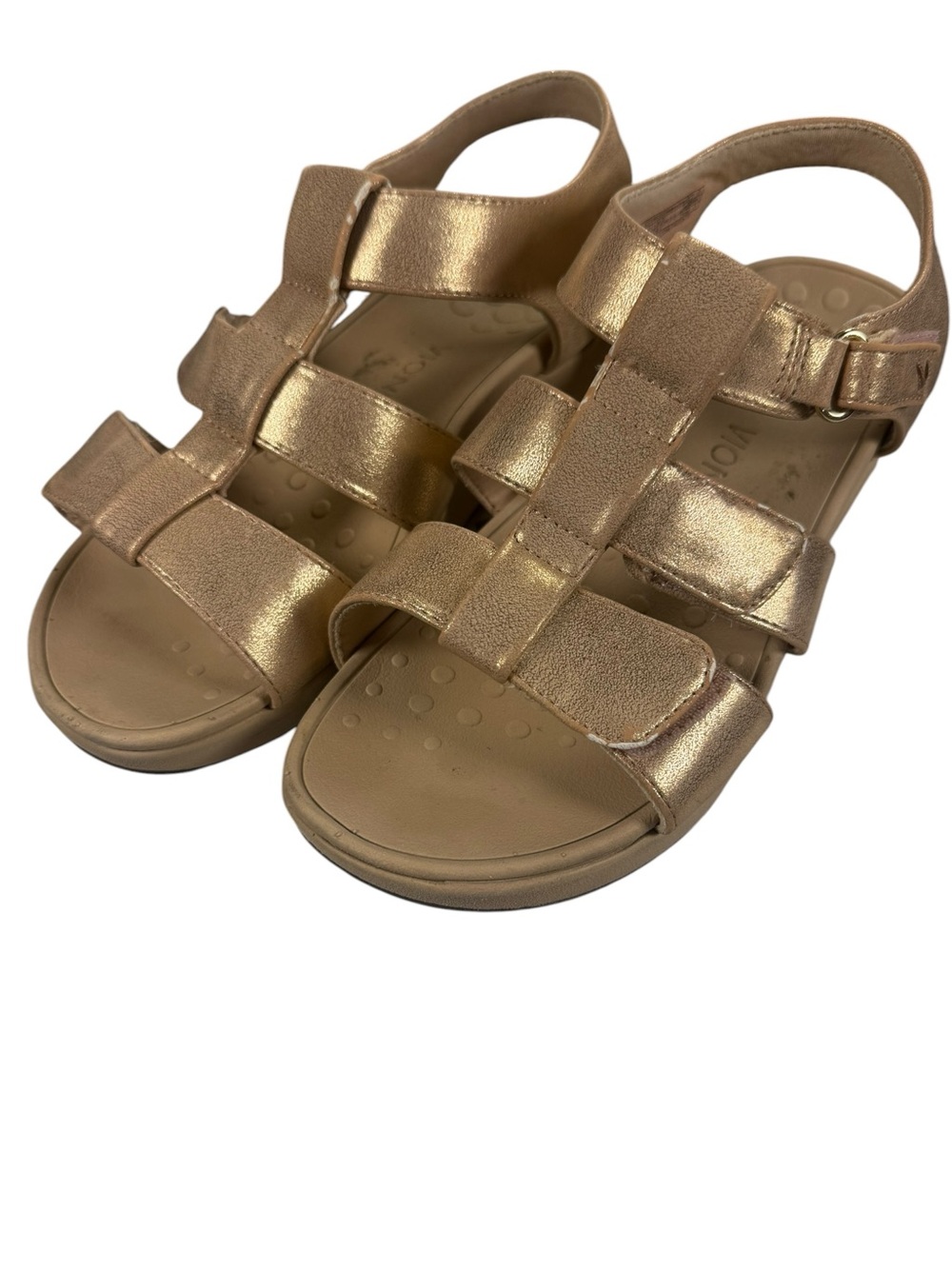 Vionic Tami Metallic Rose Gold Platform Wedge Sandal Size 7 - Picture 2 of 9